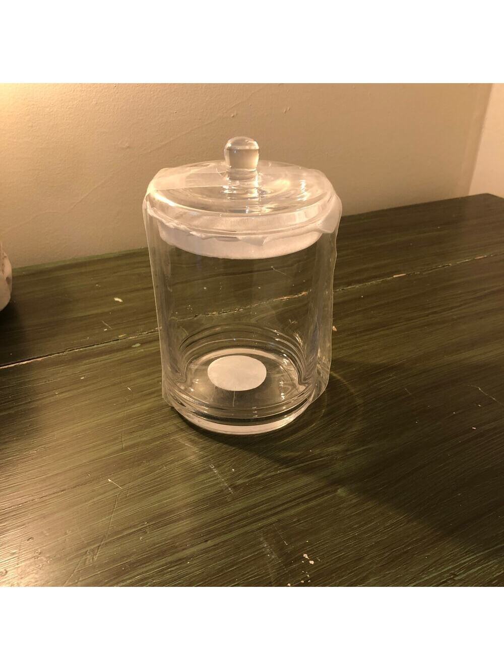 Threshold NWT Bath Coordinates Covered Glass Jar 6"